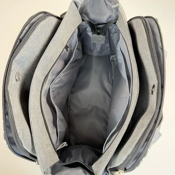Leke Baby Gray Diaper Bag Tote - Picture 7 of 17